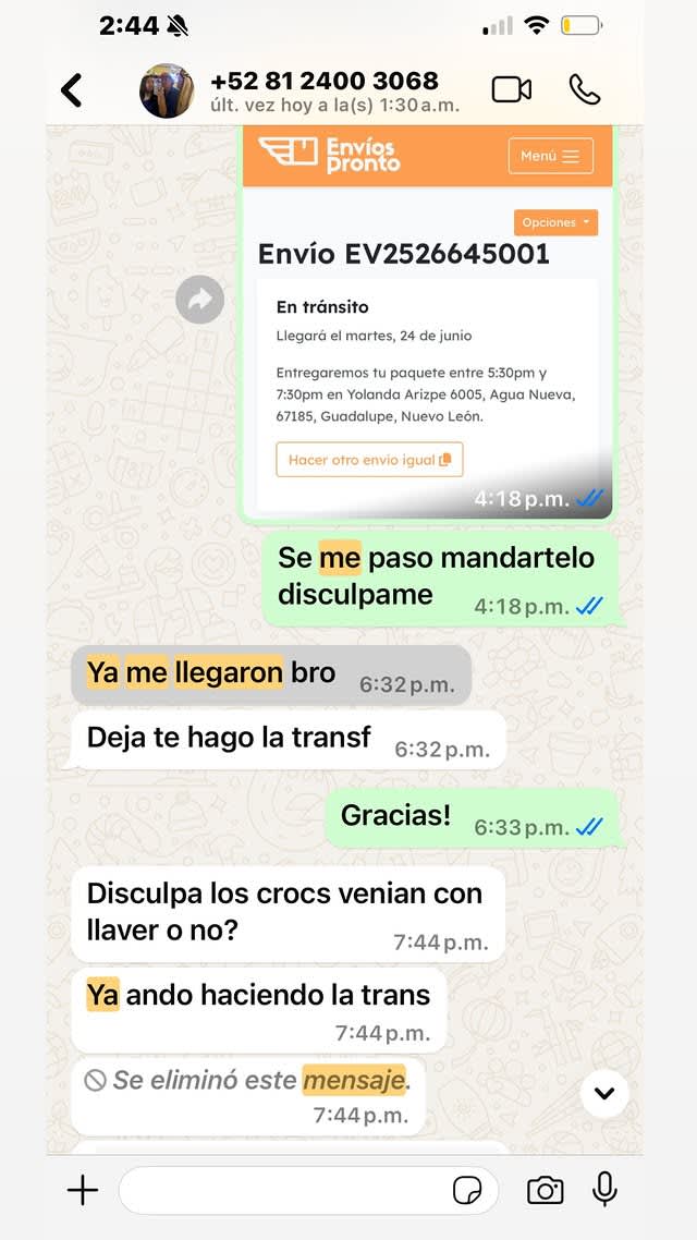 Referencia de cliente 10